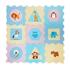 B Beez - Foam Floor Puzzle Mat, 18 Pieces (53005) / Baby and Children