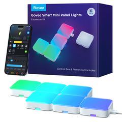 Govee - Smart Mini Panel Lights Extension 6-Pack – Expand Your Creative Lighting Setup / Electronics