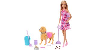 Barbie - Walk & Potty Malibu (JJB46) / Toys