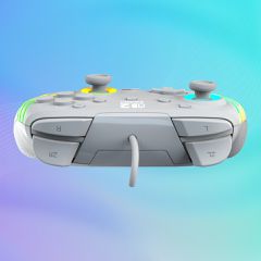 Turtle Beach - Wired Controller - Afterglow Wave (Grey) / Nintendo Switch 2-thumb-1