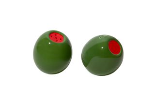 Doiy - Olivia Salt and Pepper Set - Green and Red / Gadgets