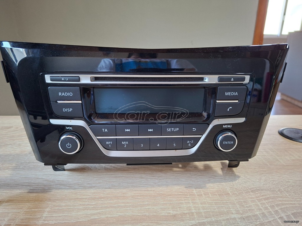 ΓΝΗΣΙΟ ΡΑΔΙΟ NISSAN QUASHQAI 2014 ME CD KAI BLUETOOTH