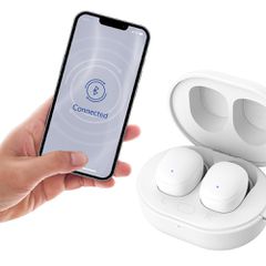 TWS 3mk FlowBuds 6.0 Wireless Headphones - White-thumb-1