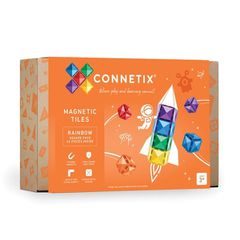 Connetix - Rainbow Square Pack 42 Pieces - (CT-R-00042-SQ) / Toys