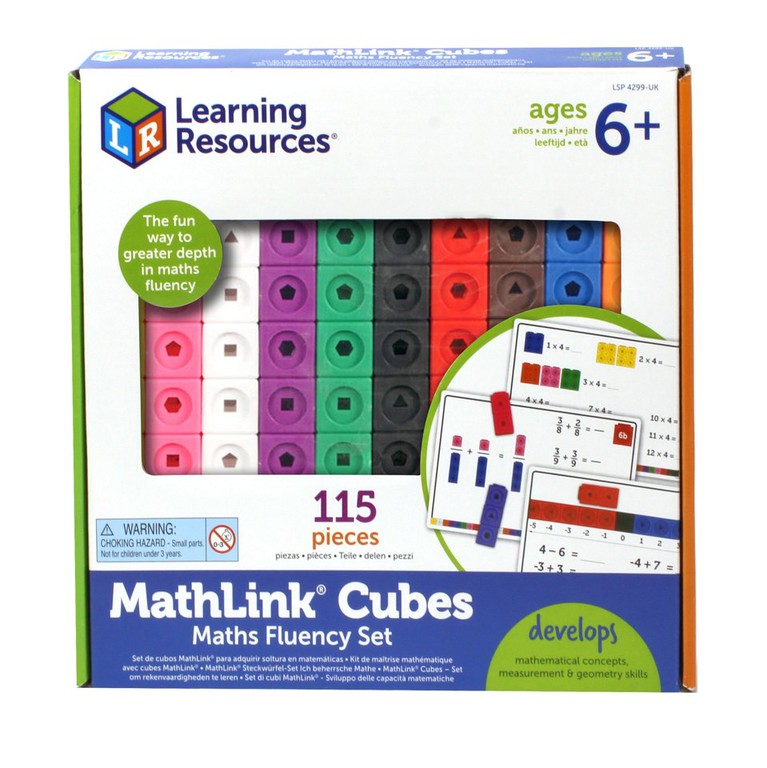 Learning Resources - MathLink® Cubes - Maths Fluency Set (LSP4299-SCA) / Toys