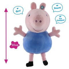 Peppa Pig - Plush 20 CM Talking George (08495)-thumb-3