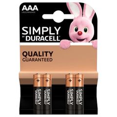 DURACELL Battery (AAA) LR03 Alkaline Basic (4 μπαταρίες / blister) 1,5V
