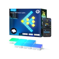Govee Mini Square Panel Lights Διακοσμητικό Φωτιστικό Mini Panel LED RGBIC 10τμχ