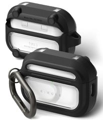 Ringke UX Magnetic Case for AirPods Pro 3 - Black and Clear
