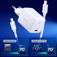 Spigen EE451EU Essential USB-C 45W Wall Charger - White-thumb-1