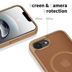 Tech-Protect BasicMag MagSafe Case for iPhone 16e / 17e - Brown-thumb-3