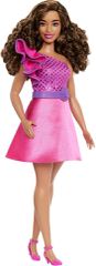 Barbie - Fashionista Doll - Purple Ruffle (HRH22) / Toys
