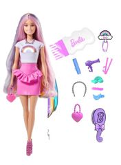 Barbie - Rainbow Sparkle Hair Play Doll (JJP07) / Toys