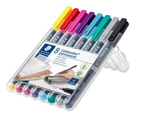 Steadtler - Lumocolor – Permanent F 0.6 mm – 8 pcs Boxed (318 WP8-2) / Toys