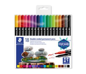 Staedtler – Duo Permanent – 18 pcs Assorted (3187 TB18) / Toys