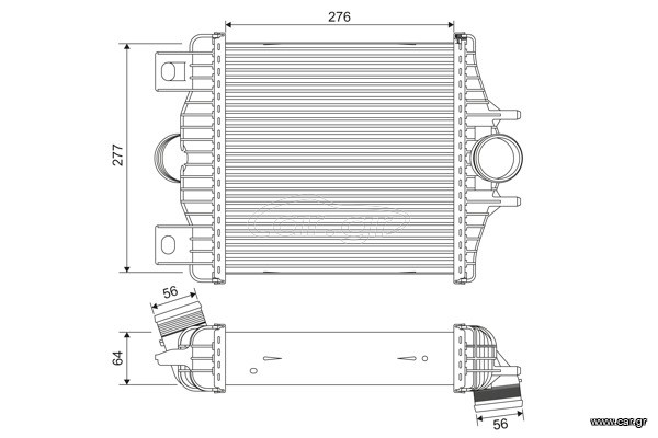 VALEO INTERCOOLER LAND ROVER RANGE ROVER