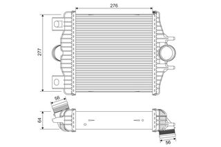VALEO INTERCOOLER LAND ROVER RANGE ROVER