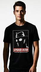SPIDER-MAN NOIR - With no power comes nos responsability - T-Shirt (L)