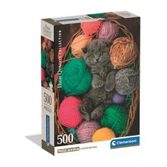 Fluffy Kitten puzzle 500pcs