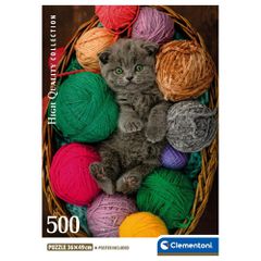Fluffy Kitten puzzle 500pcs-thumb-1