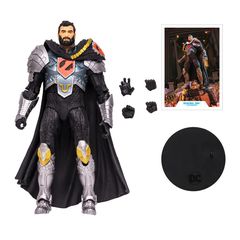 DC MULTIVERSE ACTION FIGURE GENERAL ZOD 18 CM-thumb-1