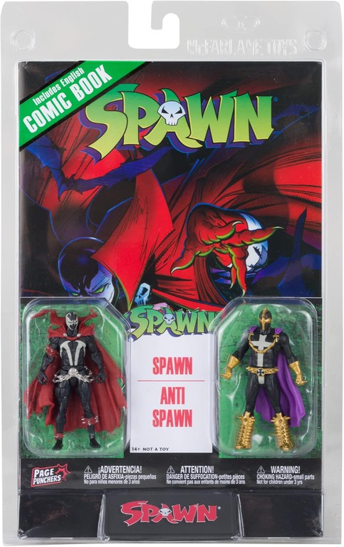 McFarlane - Spawn #1 - Page Punchers - 3" Spawn & Anti-Spawn Figures with Comic 2-Pack