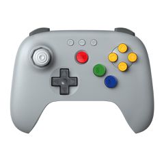 8Bitdo - 64 Wireless 2.4G Controller - Grey / PC-thumb-1