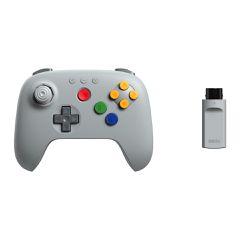 8Bitdo - 64 Wireless 2.4G Controller - Grey / PC