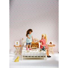 Lundby - Brass Bed Set (18292)-thumb-1