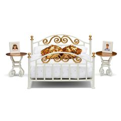 Lundby - Brass Bed Set (18292)