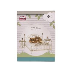 Lundby - Brass Bed Set (18292)-thumb-2