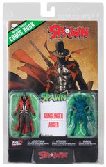 McFarlane Toys - Spawn Page Punchers 2pk Gunslinger and Auger 3in Action Figures with Comic