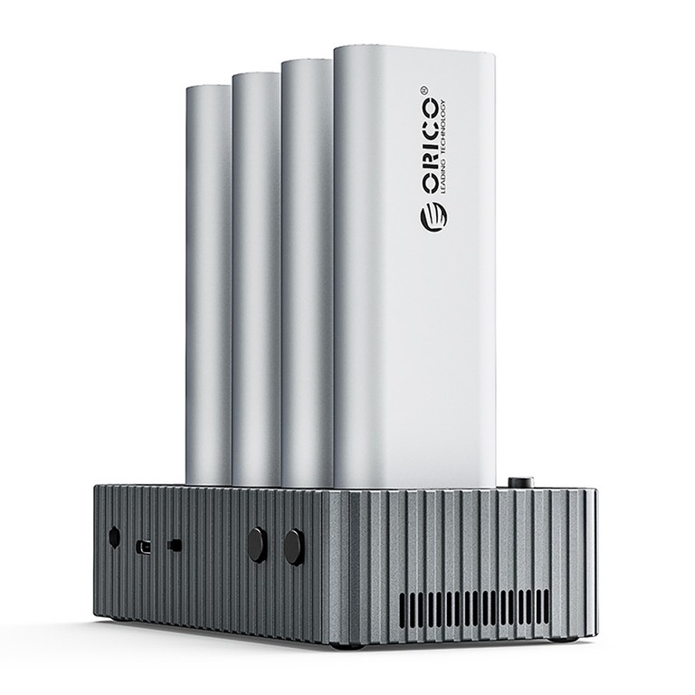 Orico IT48N-C 4-Disk Docking Station with M.2 NVME Clone Function - Gray