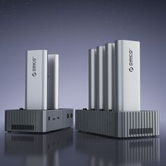 Orico IT48N-C 4-Disk Docking Station with M.2 NVME Clone Function - Gray-thumb-3