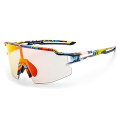 Rockbros Photochromic Cycling Glasses with UV Protection and Corrective Insert - Multicolor