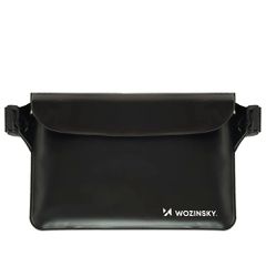 Wozinsky WWS-01 Waterproof PVC Waist Bag - Black