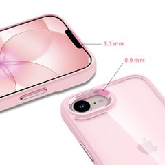 Tech-Protect Magmat Case for iPhone 16e / 17e - Transparent Pink-thumb-2