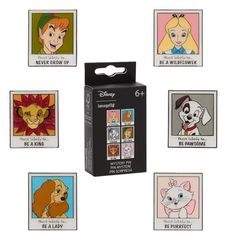 Disney by Loungefly Enamel Pins Blind Box Classics Year Book Display (12)