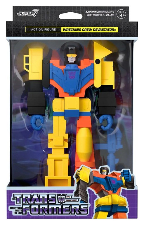 Transformers ReAction Action Figure Devastator 10 cm