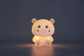 iTotal - Silicone Night Light - Hippo - 13.2 x 10 x 16 cm / Baby and Children
