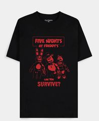 FIVE NIGHTS AT FREDDY'S - Can you survive - Men's T-shirt (L)