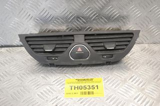 Κεντρίκος Αεραγωγός Ταμπλό Opel Corsa E 2014-2019 08549-000 (Με διακόπτη αλαρμ)