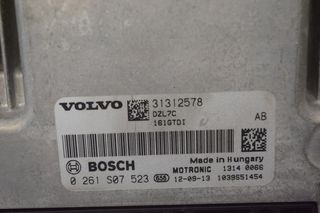 Εγκέφαλος Volvo V40 V60 S60 V70 B4164T / D4164T 2012-2019 BOSCH 31312578 0261S07523-thumb-1