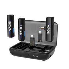 BOYA BOYALINK V2.0 Wireless Microphones 2.4GHZ USB-C - Black