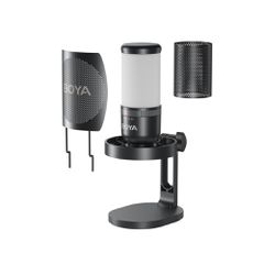 BOYA K3 Wired Microphone - Black-thumb-3