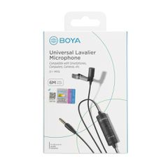 BOYA BY-M1S wired lavalier microphone - black-thumb-2