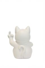 Blogo - Maneki Figure - White - Large-thumb-2