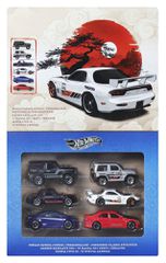 Hot Wheels Silver Series Die-Cast Vehicle 6-Pack 1/64 Streets of Japan