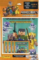 MINECRAFT - Panini Starter Pack (1 album + 3 packets)