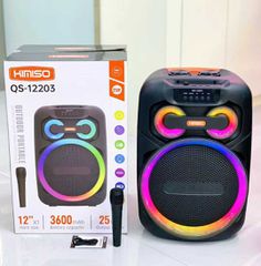 Φορητό ηχείο subwoofer με μικρόφωνο Karaoke - QS-12203 - 260370